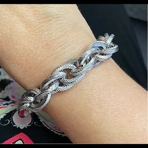 Judith Ripka Tripla Sterling Silver Bracelet